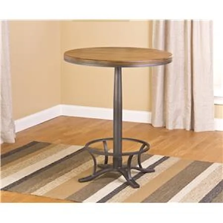 Bar Height Bistro Table w/ Metal Base